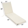 thumbnail image 2 of YEERSWAG 72x21x3 Inch Outdoor Chair Cushion Patio Chair Cushion Recliner Cushion Chaise Lounge Cushion Non Slip Beach Garden Furniture Cushion with Ties, 2 of 9