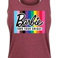 thumbnail image 3 of Barbie Pride - Own Your Unique - Women's Racerback Tank Top, 3 of 5
