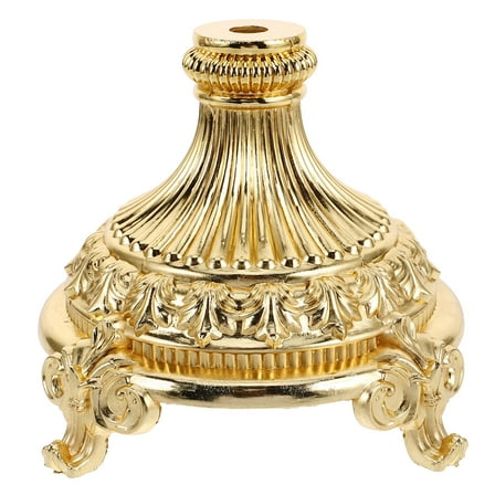 WEUVEB Golden Alloy Table Base for Vase Stand and Home Decoration