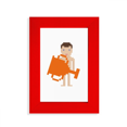 thumbnail image 1 of Character Sports Award Clothes Picture Display Art Red Photo Frame, 1 of 4
