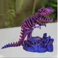 thumbnail image 5 of SHUWND Easter Basket Stuffers - 3D Printed Dinosaur Fidget Toy, Mystery Crystal Dinosaur Egg with Articulated Tyrannosaurus Rex, Easter Basket Gifts Flexible Rexy Toys, 5 of 10