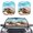Turtle, variant on Jeiento Starfish Sea Sunshade Visor 2 PCS Car Windshield Sun Shade Easy Installation Foldable Automotive Interior Accessories for Sun Protection Sun Shade for UV Protection