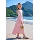 thumbnail image 5 of Vestido Arshiner para niñas, manga larga, maxi bolsillo, rosa, 12-13 años, 5 of 6