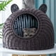 thumbnail image 5 of Refugio de la Casa de la Perrera para Gatos Al Aire Libre Cama de la Cueva del Gato Igloo Tienda de Campaña para Gatos Pequeños Casa de la Cama del Gato Cueva de la Cama para ANGGREK  Otros, 5 of 8
