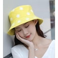 thumbnail image 6 of Flower Reversible Bucket Hat Summer Beach Travel Fisherman Cap Beach Wide Brim Sun Hat for Women Men, 6 of 7