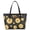 Black, variant on Montana West Women's Wrangler Tote Bag - Sunflower Floral Purse, Western Style Shoulder Bag, Ideal Memory-Keeper, Brown