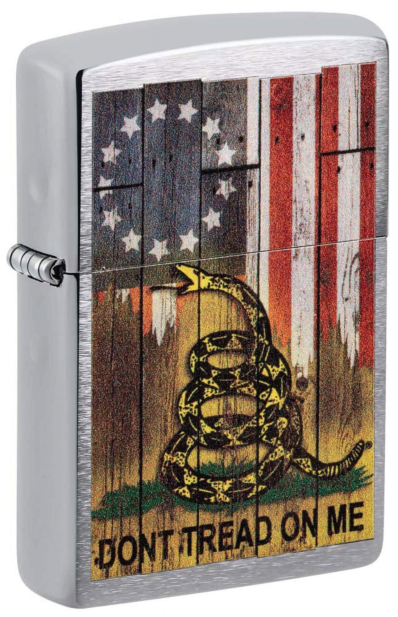 Zippo U.S. Space Force Design Windproof Pocket Lighter – Black Matte Finish, 48548