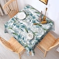 thumbnail image 2 of Pioneer Flower Floral Print Pattern Square Tablecloth,Waterproof Square Table Cover,Wipeable Spillproof Washable Table Cover for Home Kitchen Party Decor 42"X42"(107x107cm), 2 of 6