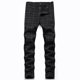 thumbnail image 1 of Pantalones largos a rayas para hombre, pantalones de traje ajustados y elásticos, pantalones casuales, pantalones para hombre, 1 of 6