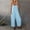 Sky Blue, variant on pstuiky Womens Jumpsuit, Solid Color Loose Long Trousers Suspender with Pockets Classic Fit Rompers for Women Dressy Orange L