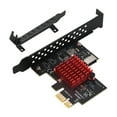 thumbnail image 2 of PCIE USB 3.1 GEN2 Type-E Expansion Card,10Gbps PCI Express 3.0 1X to 20Pin Front Panel Type C Connector for 10/8, 2 of 3