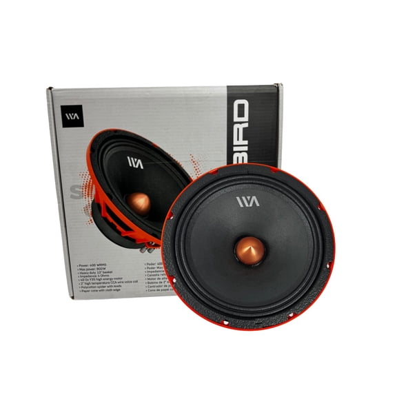MEDIO RANGO WAR AUDIO BLACK BIRD 10" 4 OHMS 400w RMS CON BULLET