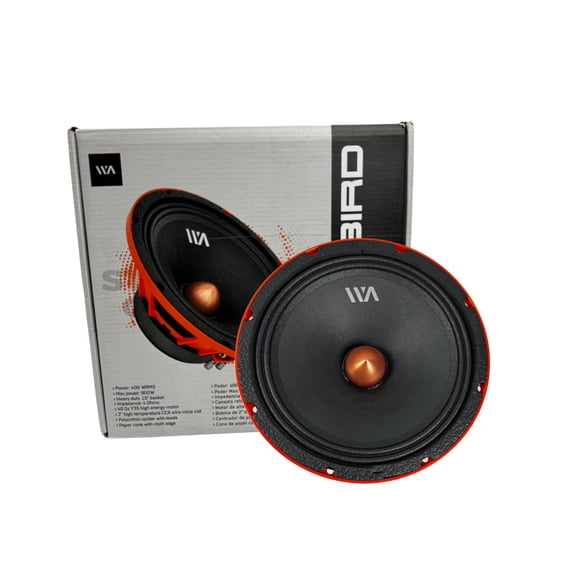 MEDIO RANGO WAR AUDIO BLACK BIRD 10" 4 OHMS 400w RMS CON BULLET