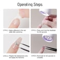 thumbnail image 5 of Dengmore Rechargeable Nail Lamp 3 Seconds Drying Nail Polish Special Nail Lamp Nail Polish Enchantment Tool, Portable Everything, 5 of 9