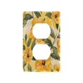 thumbnail image 3 of Switch Panel Switch Decoration 2.76x4.53x0.28 Inches Unused Outlet Cover Switch Plate Wall Plates Living Room Kitchen Bedroom Study Switches Big Yellow Flowers, 3 of 8