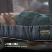 Open Box Monbebe Height-Adjustable Baby Bassinet, Castle Point, Infant