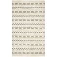 thumbnail image 2 of SAFAVIEH Natura Jazmyn Geometric Striped Braided Wool Area Rug, Ivory/Grey, 6' x 9', 2 of 7