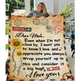 thumbnail image 1 of LHSHID Gifts for Mom Birthday Gifts for Mom from Daughter Son to My Mom Mother Christmas Thanksgiving Mom Gifts Fleece Blanket in Home Bed Sofa Chairs 30"x40", 1 of 6