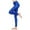 Royal Blue, variant on Womens Shiny Metallic Dance Leggings Ballet Tights Yoga Compression Pants Night Clubwear Fluorescent Green M