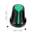 thumbnail image 2 of FOMIYES 48Ud Electric Guitar Volume Knobs Con Material Robusto Y De Agarre Knurled, 2 of 8