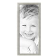 thumbnail image 2 of ArtToFrames 13" x 32" Classic Silver Picture Frame, 13x32 inch Gray MDF Poster Frame (WOM-4499),  Pack, 2 of 8