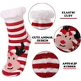 thumbnail image 5 of Kids Slipper Socks Boys Girls Fuzzy Soft Thick Cozy Warm Fleece lined Winter Indoor Christmas Socks, 5 of 6