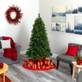thumbnail image 7 of HomeStock 6ft Rustic Spruce Artificial Christmas Tree with 350 Clear Lights, Pine Cones, and Red Berries for Festive Celebrations, 7 of 7