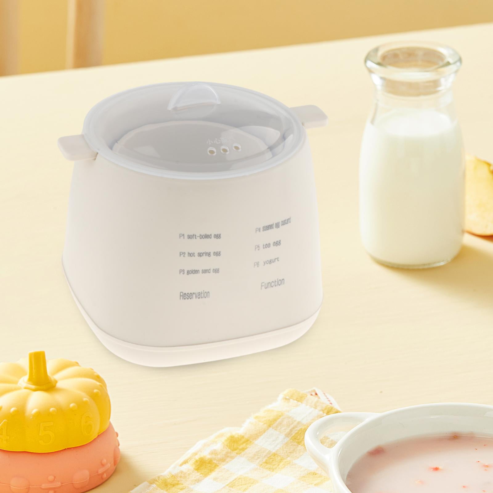 Baoblaze Electric Egg Cooker Cooking Appliance Steamed Egg for Hotel Office Breakfast rack with pp bowl