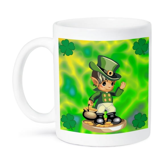 3dRose, St. Patricks Day Leprechaun, 11oz Mug