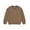 Brown, variant on KAUOD Girls Cotton Sweatshirts Plain Long Sleeve Crew Neck Pullover Hoodie Sweatshirts Kids Cute Fall Casual Tops Clothes