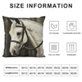 thumbnail image 5 of Creowell Horse Pillow Covers for Couch Sofa Indoor Outdoor Soft and Durable 1PC 18x18in, 5 of 5