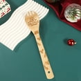 thumbnail image 5 of cpengpj Christmas Laser Engraved Wooden Spoon, Festal Holiday Baking and Cooking Utensil, 12.5 Inch Kitchen Tool for Serving, Durable Eco-Friendly Wooden Gift, 5 of 6