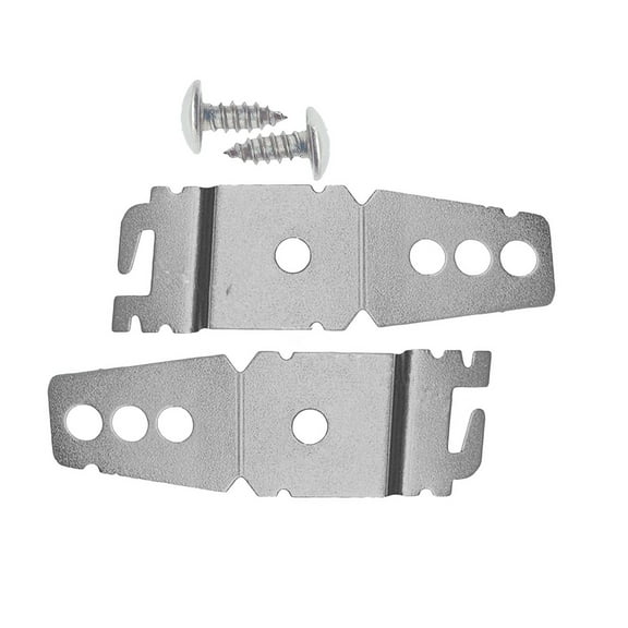 2Pcs High Quality Undercounter Dishwasher Mounting Bracket Easy Installation for KitchenAid, Whirlpool, and More