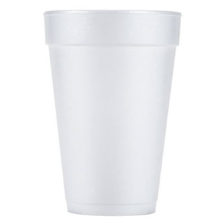12 Oz Disposable Foam Cups (100 Pack), White Foam Cup Insulates Hot & Cold  Beverages, Made in the US…See more 12 Oz Disposable Foam Cups (100 Pack)