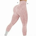 thumbnail image 4 of Top-kevin Women's Tummy Control Leggings Solid High Waist Sports Legging Pants , High Stretch Seamless Yoga Leggings, Ladies Sportswear for Indoor Outdoor Wear, Gym Clothes, 4 of 10