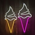 thumbnail image 2 of SHANJIA LED Neon Light Sign, Ice Cream Neon LightsLed Neon Light Ice Cream Neon Signs for Wall Decor USB Or Battery Powered for Home, Party, Children (Blue), 2 of 5