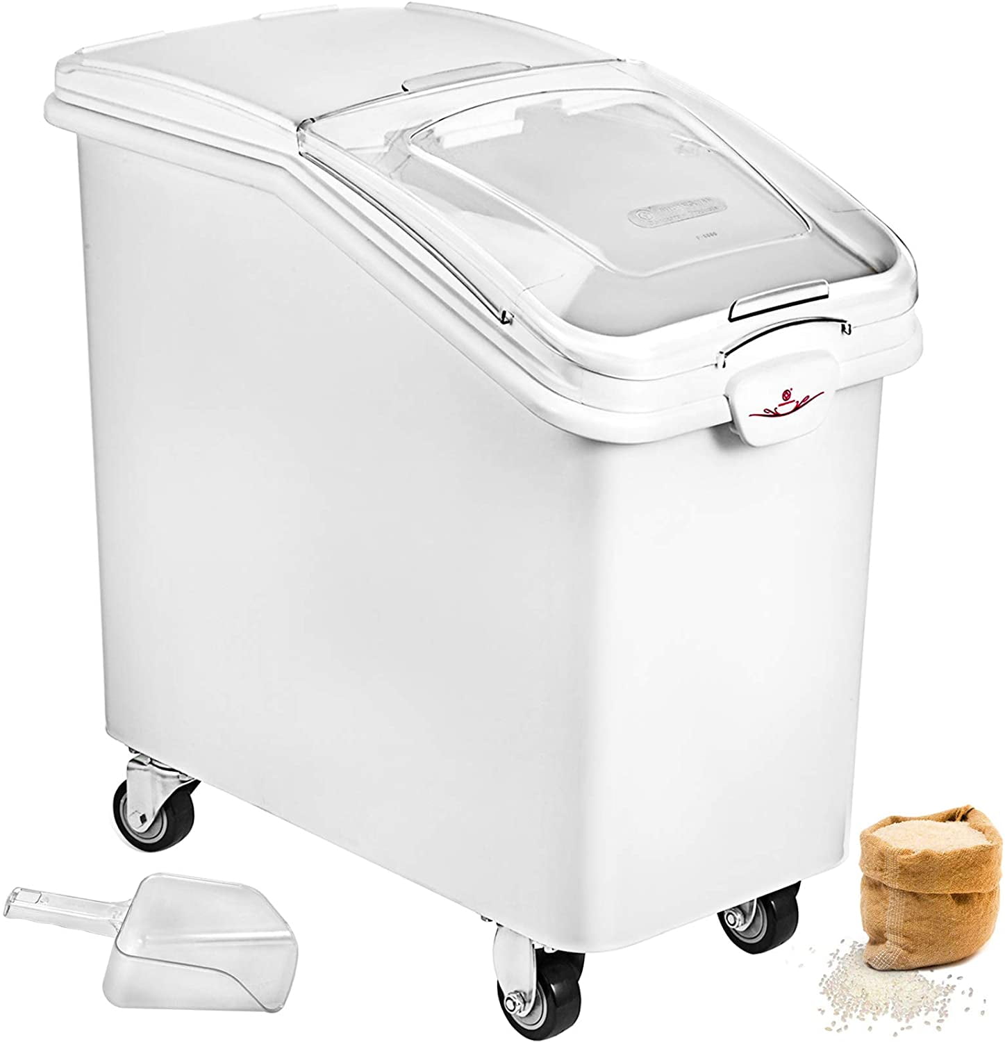 VEVOR 21 Gallon Ingredient Bin with Scoop 400 Cup Ingredient Bin with