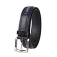 thumbnail image 1 of Cinturón Tommy Hilfiger con cinta incrustada negro/azul marino para hombre, talla 42, 1 of 6