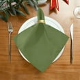 thumbnail image 5 of Coolnut Dark Green Solid Color Cloth Napkins Set of 1, Reusable Washable Polyester Dinner Table Napkins for Family, Weddings, Parties, Home Decor, 20 x 20 Inch Washcloth Gift, 5 of 7