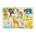 thumbnail image 3 of Puzle de madera Goki Safari Animals, primer rompecabezas de 1 a 3 años, 3 of 8