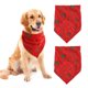 thumbnail image 1 of Paquete de 2 pañuelos navideños para perros, baberos triangulares reversibles, bufandas, accesorios para perros, gatos y mascotas, 1 of 5