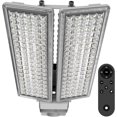 200W Dusk to Dawn LED Flood Light with Remote 6500K Security Light ...