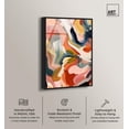 thumbnail image 2 of Mangos Framed High-Gloss Acrylic Glass Wall Art Sunset Abstract Wall Art by Art Remedy, Black Frame, 10 x 15, 2 of 7