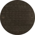 thumbnail image 1 of Ahgly Company Indoor Round Abstract Brown Contemporary Area Rugs, 4' Round, 1 of 4