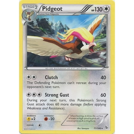 Pokemon Flashfire Pidgeot #77