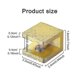 thumbnail image 2 of 4pcs Gold Brass Sturdy No Drilling Heavy Duty Bracket Fixed Panel Glass Clamp, 2 of 2