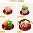 thumbnail image 3 of SKYSONIC Red Nutcracker Nuts Pot Holders Trivets, 2 Pcs Heat Resistant Trivets,Merry Christmas Cotton Thread Weave Mats for Hot Pads Pans Pot Bowl Teapot for Kitchen Decor, 3 of 7