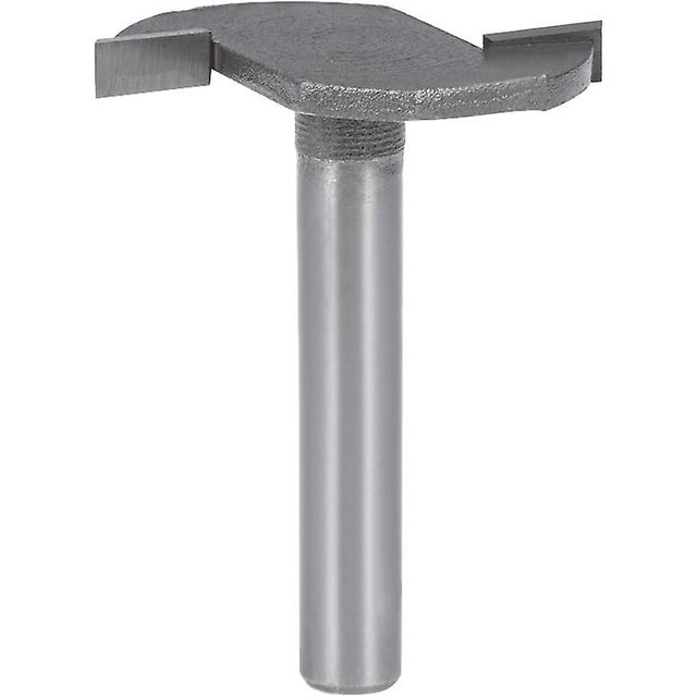 Broca de ranura en T de vástago de 1/4 WEIHJMXG profundidad de corte de 1/8 gris