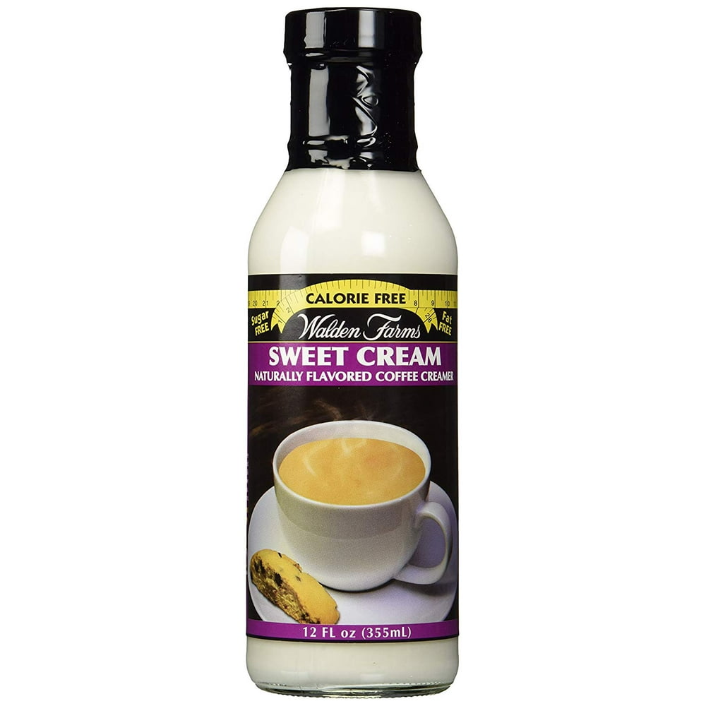 (2 Pack) Walden Farms Sweet Cream Coffee Creamer, 12 oz