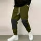 thumbnail image 1 of Pantalones largos para hombre, estilo casual, a la moda, con cordón ajustable en la cintura y bolsillos, pantalones deportivos de rayón para hombre., 1 of 6